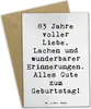Mr. & Mrs. Panda Glückwunschkarte Spruch 83. Geburtstag - Produktbild-Vorschau 1