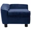 vidaXL Sofa dla psa niebieska 72x45x30 cm pluszowa Podgląd zdjęcia produktu 6