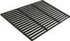 A black cast iron grill grate is shown from a slightly elevated angle against a white background. Produktbild-Vorschau