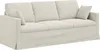 vidaXL Sofa Kremowa 198 x 78 x 80 cm Samt Podgląd zdjęcia produktu 1