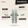 DOMINO Türgriff 78 Drückergarnitur WC - Badezimmer Set | Produktbild-Vorschau 7