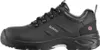 A black BAAK HARRIS-XW Halbschuh S3 SRC ESD shoe shown from the side. Voir les images du produit