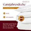 MAXIGA Ganzjahres Daunendecke 200x200 – 100% Gänsedaunen, Produktbild-Vorschau 2