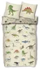SkyBrands Dinosaurier Kinderbettwäsche 135x200 cm – Dino Produktbild-Vorschau 1