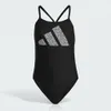 ADIDAS 3 BARS LOGO PRINT SUIT Gr: 44 Badeanzug Schwimmanzug Produktbild-Vorschau 3