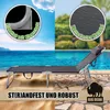 BigDean Sonnenliege klappbar mit Kopfkissen extra hoch Produktbild-Vorschau 6