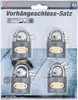 KRAFTMANN 85164 Vorhängeschloss-Set, 4-tlg., Produktbild-Vorschau 2