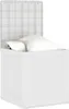 vidaXL Scatola portaoggetti con contenitore Bianco 55 x 53 Anteprima dell’immagine prodotto 1