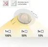 3er Set Oktaplex Einbaustrahler 3-Step dimmbar inkl. LED Produktbild-Vorschau 4