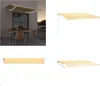vidaXL Automatische Markise mit LED & Windsensor 450x300 cm Produktbild-Vorschau 1