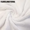 A close-up of white fluffy fabric with text overlay. Produktbild-Vorschau