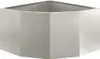 Jardinière d'Angle Argent 60 x 60 x 35 cm Acier inoxydable Voir les images du produit 5