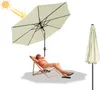 XMTECH Ø300cm slunečník Slunečník na terasu Dopravní světlo Náhled obrázku produktu 1