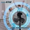 EXTRALINK Podlahový ventilátor, ventilátor se 3 stupni Náhled obrázku produktu 7