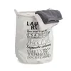 Zeller Collecteur de linge Laundry Rules, toile, tissu, Voir les images du produit 2