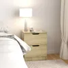 vidaXL Nachttisch Sonoma-Eiche 40x40x50 cm Spanplatte Produktbild-Vorschau 1