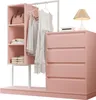 Armadio Sweiko, set di armadi, rosa Armadio, credenza, Anteprima dell’immagine prodotto 10