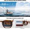 kunchu Retro Sonnenbrille Rund Polarisiert UV400 Damen Produktbild-Vorschau 4