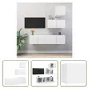 The Living Store 4-tlg. TV-Schrank-Set Weiß Holzwerkstoff Produktbild-Vorschau 8