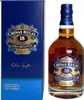A bottle of Chivas Regal 18 Year Old Gold Signature Blended Scotch Whisky and its accompanying gift box are displayed side-by-side against a white background. Produktbild-Vorschau