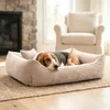4L Textil MOLLY Kuscheliges Cord Hundebett große Hunde Produktbild-Vorschau 4