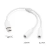 P05 USB Type-C auf 2x 3,5mm Klinken Buchse Audio Adapter Produktbild-Vorschau 2