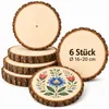 12 Stück Baumscheiben, Holzscheiben zum Basteln 18-20cm Produktbild-Vorschau 9