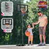 tectake® Basketballkorb Dirk Outdoor mit Rollen, inklusive Produktbild-Vorschau 1