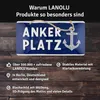 LANOLU Retro Blechschild Ankerplatz, geprägt gestanzt mit Produktbild-Vorschau 4