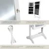 Armoire à bijoux avec miroir - blanc Voir les images du produit 5