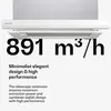 Klarstein Velaire digestoř 60 cm, podskříňková, výsuvná, Náhled obrázku produktu 4