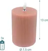 Bougies LED Relaxdays, lot de 4, H x P : 13 x 7,5 cm, Voir les images du produit 4