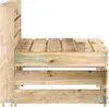 vidaXL Garten-Mittelsofa aus Paletten Kiefernholz Produktbild-Vorschau 3