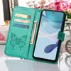 Lederhülle für Motorola Moto G53 / G23 / G13 Schmetterling Produktbild-Vorschau 4