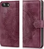 Handyhülle iPhone SE 2022/2020 7/8 Weinrot Leder Flipcase Produktbild-Vorschau 8