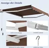 COSTWAY 2,5x2m Marquise à bras articulés Marquise solaire Voir les images du produit 6