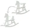 Wooden Rocking Horse - ROBA - Removable Safety Bar - White Anteprima dell’immagine prodotto 10