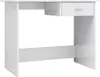 A white desk with a single drawer against a white background. Podgląd zdjęcia produktu