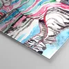 Bilder auf glas - Zebra Tiere Natur bunte - 60x60cm - Produktbild-Vorschau 5