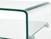 vidaXL Couchtisch Transparent 98×45×31 cm Hartglas Produktbild-Vorschau 3
