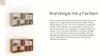Wandregal Weiß 80x50 cm - Modernes Hängeregal Horizontal & Produktbild-Vorschau 5