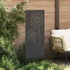 vidaXL Garten Sichtschutz-Leinwand Schwarz 50 x 140 cm Produktbild-Vorschau 3