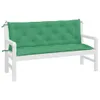 vidaXL Coussins de banc de jardin 2 pcs. Vert 150x50x7 cm Voir les images du produit 11