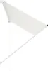 A white retractable awning is shown against a white background. Náhľad obrázku produktu