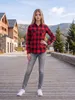 Brandit Donna - Camicia FLANELL nero / rosso - M Anteprima dell’immagine prodotto 10
