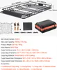 A product image showing a roof rack and its accessories with detailed specifications. Anteprima dell’immagine prodotto