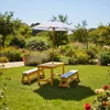 Set di sedute per bambini Relaxdays da esterno, panca da Anteprima dell’immagine prodotto 3
