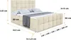 ALTDECOR Boxspringbett mit Matratze und Lattenrost  -  - Produktbild-Vorschau 6