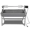 vidaXL Barbecue BBQ avec tournebroche Fer et acier Voir les images du produit 13