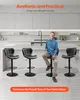 VEVOR Barhocker moderner Thekenhocker aus Kunstleder 2 Stk. Produktbild-Vorschau 6
